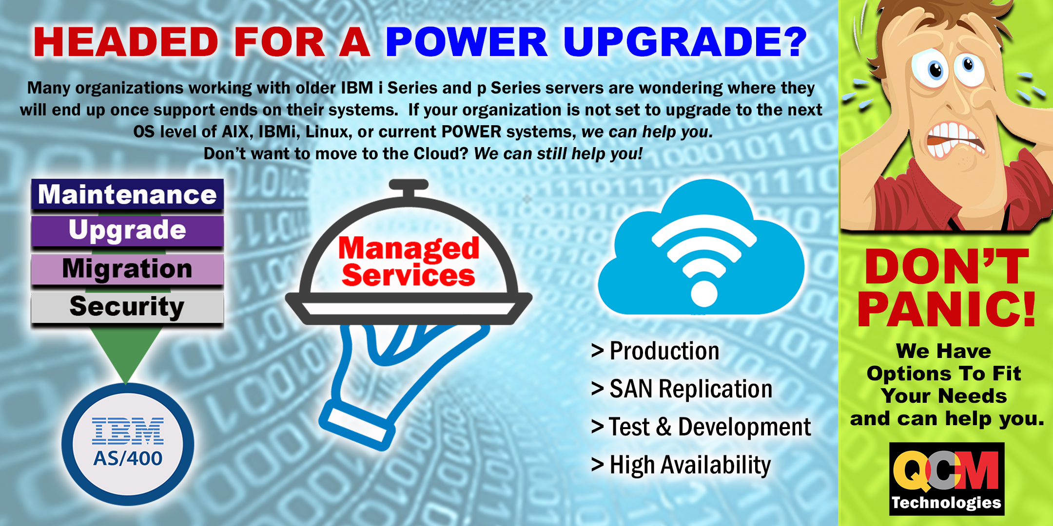 GET YOUR IBM I SERIES SYSTEMS SUPPORT HERE! ~ QCM Technologies ...